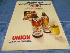 Union bier reklame gebraucht kaufen  Isernhagen