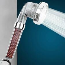 New High Turbo Pressure Shower Head Bathroom Powerful Energy Water Saving Filter for sale  UK