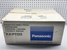 Vintage Panasonic Dot Matrix Printer Model KX-P1123 24-Pin - Original Box, used for sale  Shipping to South Africa