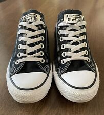 Converse Chuck Taylor All Star Top Bajo Zapatos Negros Hombres 6 Mujeres 8, usado segunda mano  Embacar hacia Argentina