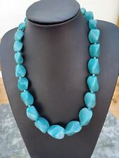 Necklace chunky blue for sale  HIGHBRIDGE