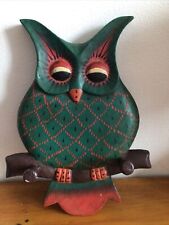 Owl wooden folk for sale  BUNGAY