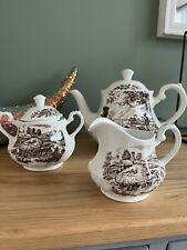 staffordshire ironstone teapot for sale  BRIDPORT