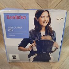 Baby Bjorn Baby Carrier ONE Denim Grey/Dark Grey Cotton 0-3 Years 8-33lb Babies for sale  Shipping to South Africa