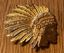 indian head belt buckle for sale  Centre