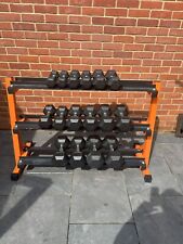 dumbbell rack dumbbells for sale  POTTERS BAR