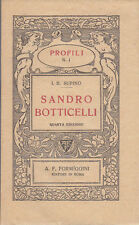 SUPINO I.B. SANDRO BOTTICELLI FORMIGGINI 1924 COLLANA PROFILI BIOGRAFIA comprar usado  Enviando para Brazil