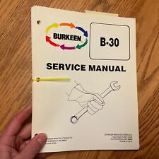 Burkeen B-30 VIBRATORY PLOW POWER UNIT SERVICE SHOP REPAIR MANUAL TRENCHER GUIDE for sale  Shipping to Canada