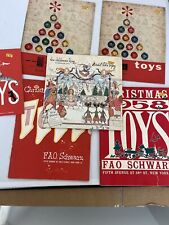 Vintage Navidad 1956 1958 FAO Schwarz Juguetes Catálogo Catálogos Lote De 6 segunda mano  Embacar hacia Mexico