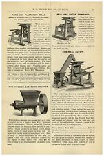 Usado, 1895 Papel Ad Hoosier's Choice Triturador De Milho Cozido Refeição Mill Bogardus's excêntrico comprar usado  Enviando para Brazil