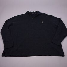 Usado, Suéter Polo Ralph Lauren 2XB Estate cinza costela 1/4 zíper manga longa masculino comprar usado  Enviando para Brazil