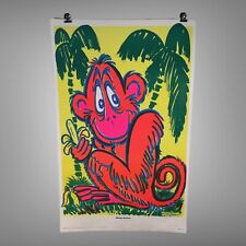 "Póster vintage Wespac Monkey Business Blacklight 1969 litografía Ken Kearney 39 X 24""" segunda mano  Embacar hacia Argentina