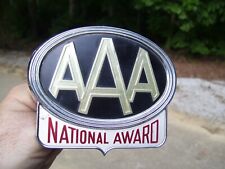 1950s Antique AAA auto Trunk Bumper Emblem Vintage Chevy Ford Hot rat Rod 55 57, used for sale  Shepherdsville