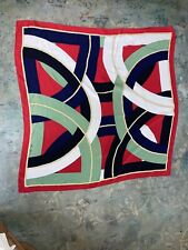 Vintage Ginnie Johansen Scarf Large Bold Abstract Square 32” for sale  Shipping to South Africa