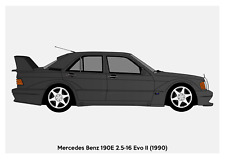 Poster mercedes 190e for sale  CIRENCESTER