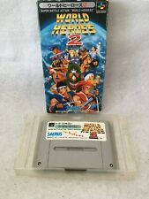 World Heroes 2 Super Famicom Nintendo Japão SNES autêntico, usado comprar usado  Enviando para Brazil