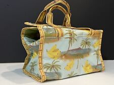 Bolso de viaje AVON Tropical PALM escena de playa maquillaje cosmético segunda mano  Embacar hacia Argentina