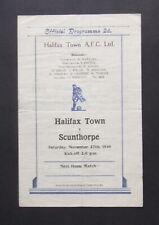 Halifax town scunthorpe for sale  HYDE