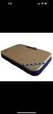 Ugg Coco Bamboo Lap Laptop Desk Navy Blue Velvet Pillow, Portable Handle Storage, used for sale  Shipping to South Africa