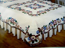 Handmade appliqued embroidery for sale  Fort Lee