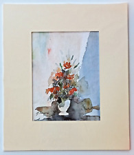 Vaso fiori acquerello usato  Pavia
