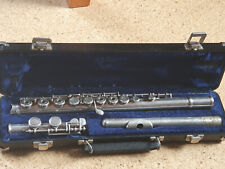 Usado, Bela flauta antiga "Julius Keilwerth Made in USA" prata esterlina corpo e cabeça comprar usado  Enviando para Brazil