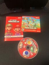 Nuevo Super Mario Bros. Wii (Nintendo Wii, 2009) en caja completo con manual... segunda mano  Embacar hacia Argentina