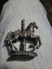 Pewter carousel horse for sale  Shipping to Ireland