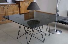 Superb Mid Century Italian Designer Glass Dining Table, Manner Of Paolo Piva, used for sale  Shipping to South Africa