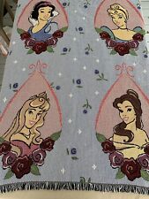 Disney Princesa Tecida Jogar Cobertor Bela Branca de Neve Bela Adormecida Cinderela comprar usado  Enviando para Brazil