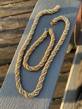 18k solid bracelet rope for sale  Dorr