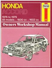 honda accord workshop manual for sale  WORKSOP