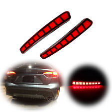 Par de luzes de freio traseiras refletores de para-choque de LED vermelho para Toyota Corolla 2020-21, usado comprar usado  Enviando para Brazil