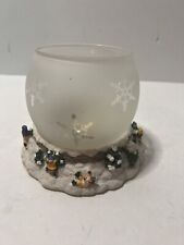 Pfaltzgraff Christmas Heritage Sculpted Tealight Globe for sale  Glen Dale