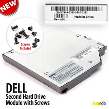 Disco rígido genuíno Dell 2nd IDE HDD Caddy Media Bay Latitude D610 D620 D630 D631 comprar usado  Enviando para Brazil