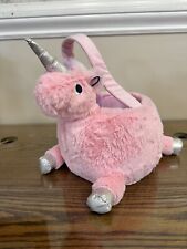 Spritz Pink Unicorn Soft Plush Gift Basket Easter Egg Hunt Girl Birthday Present for sale  Shipping to South Africa