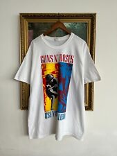 Camiseta branca vintage 2017 Guns N Roses Use Your Illusion tamanho XL comprar usado  Enviando para Brazil