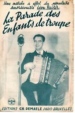 Partition accordéon parade d'occasion  Chaumont