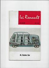 Ici renault magazine for sale  NEWMARKET