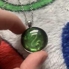 Colar pingente verde Sonserina Harry Potter cúpula de cobra verde presente , usado comprar usado  Enviando para Brazil