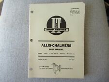 1971 Allis-Chalmers D-21 series II 210 220 tractor service repair shop manual for sale  Canada