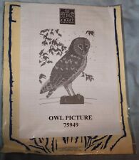 Owl picture cross for sale  EASTBOURNE