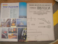 Model Boats plans of HMS Vulcan semi scale WW2 monitor & orig. mag. Feb '14 for sale  BURRY PORT