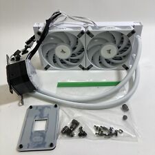 Cooler líquido CPU CORSAIR iCUE H100i ELITE CAPELLIX XT - Branco - AF120 RGB ELITE comprar usado  Enviando para Brazil