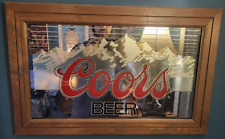 beer sign coors mirror for sale  Holly