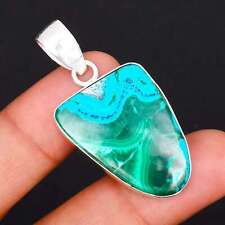 Azurite In Malachite Gemstone Handmade Pendant Jewelry 1.92" AP-17763 for sale  Shipping to South Africa