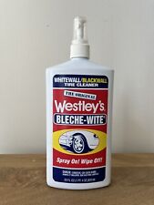 Limpiador de neumáticos Westley's Bleche-Wite Whitewall Blackwall original 20 oz retirado segunda mano  Embacar hacia Argentina