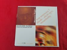 Used, Mauricio Kagel: Vox humana finale - furst igor strawinsky - Classical Music CD for sale  Shipping to South Africa
