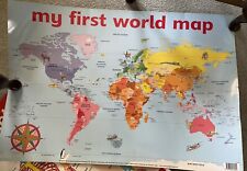 Education poster map for sale  Shipping to Ireland