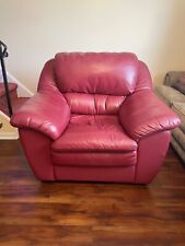 dark red leather chair for sale  Philadelphia